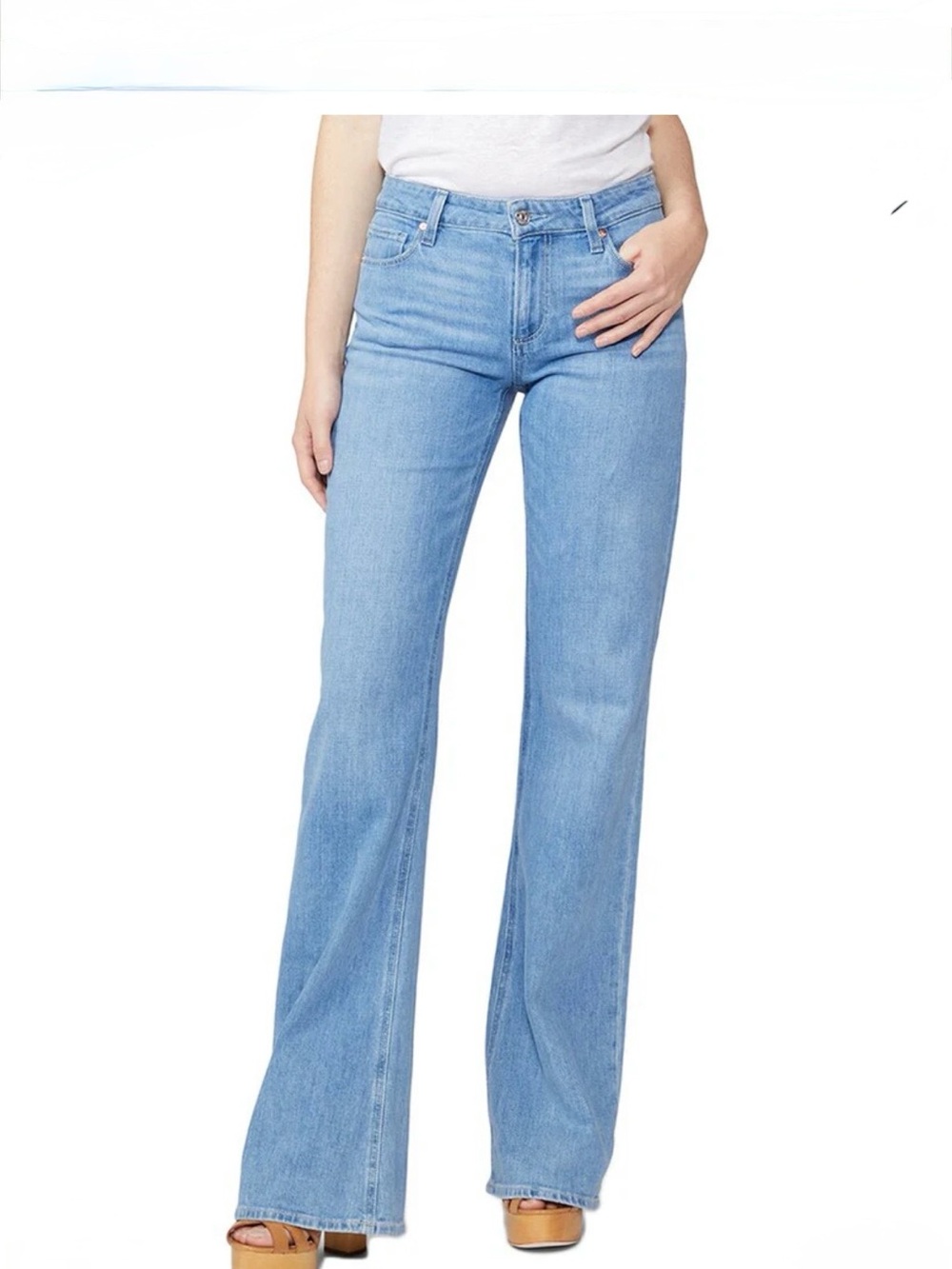 PAIGE Sabine Radical Low Rise Wide Leg Vintage Style Denim Jeans‎ Size 30